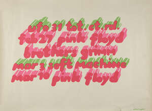 
	
		Michael English, 
		British 1941-2009-
		 
		Ufo 31 Tot Ct. Rd. Feb 27 Pink Floyd...