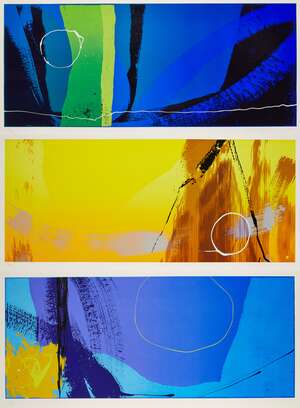 
	
		Neil Canning, 
		British 1960-
		 
		Echo, Glow and Response, 2002; 
		 
		three...