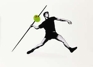 
	
		Kunstrasen,
		German b.1979-
		 
		Martini Hunter, 2016; 
		 
		screenprint in colours...