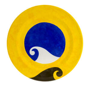 
	
		Patrick Caulfield CBE RA, 
		British 1936-2005- 
		 
		Ipanema, 1992; 
		 
		bone china...