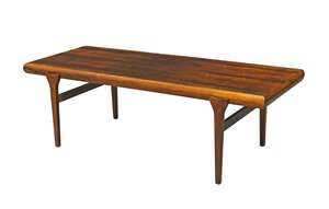 
	
		Johannes Andersen (1903-1995), a rosewood coffee table for CFC Silkeborg, 
		c. 1960,...