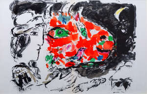 
	
		Marc Chagall, 
		Russian 1887-1985- 
		After Winter;
		lithograph in colours. May...