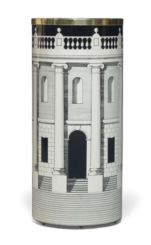 
	
		Piero Fornasetti (Italian 1913-1988), a 'Casa con Colonne' umbrella stand    
		c.1990,...