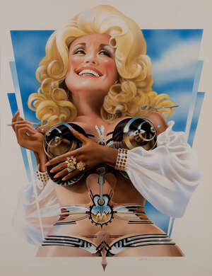 
	
		Philip Castle, 
		British b.1942 - 
		 
		Jolene Machine (Dolly Parton), 1979; 
		 
		