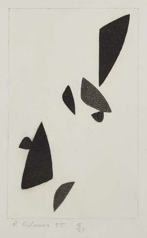 
	
		Robert Adams,
		British 1917-1984-
		 
		Untitled (Abstract Composition), 1955;
		 
		