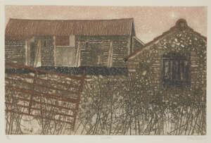 
	
		Valerie Thornton,
		British 1931-1991-
		 
		Wineton, 1981;
		 
		etching with aquatint...