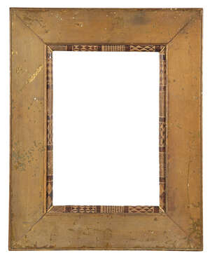 
	
		An Africanist gilt and glazed frame, 
		Early-Mid 20th Century,
		Of rectangular form,...