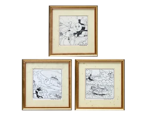 To Be Sold with No Reserve:&nbsp;Timothy Marwood,British 1954-2008 -Three works on paper including...