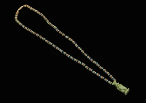 An Egyptian Faience amulet of BesLate Period, Dynasty XXVI-XXX, 664-343 B.C.
Green in color, the...
