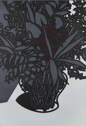 
	
		Patrick Caulfield CBE RA, 
		British 1936-2005-
		 
		For John Constable, from the 