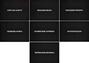 
	
		Maurizio Nanucci, 
		Italian b.1939- 
		 
		Definitions, 1970; 
		the complete suite of...