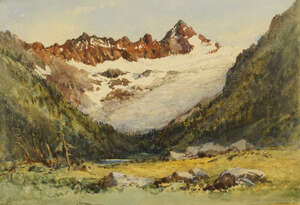 
	
		John Varley Jnr, 
		British 1850-1933- 
		 
		Glacier of Trient Cal de Baleine;...