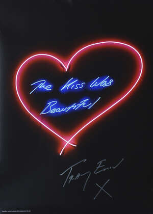 
	
		Tracey Emin CBE RA, 
		British b.1963-
		 
		The Kiss Was Beautiful, 2016;
		 
		