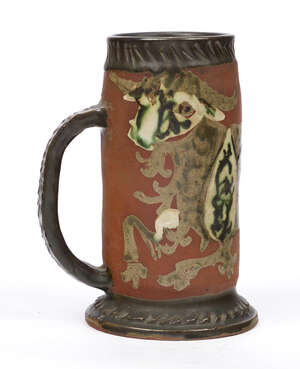 
	
		David and Hermia Boyd, 
		Australian  1924-2011 and 1931-2000- 
		
		Tankard with a...