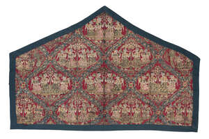 A block printed cotton textile from Masulipatam South East India, 19th century, painted,...
