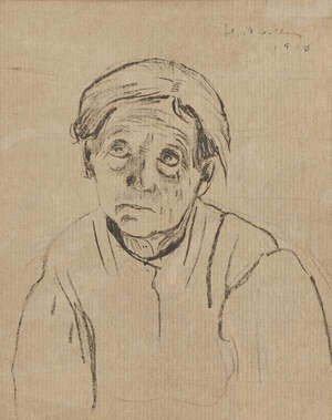
	
		Henryk Berlewi, 
		Polish 1894-1967- 
		
		Three portrait studies, circa 1915;
		 
		