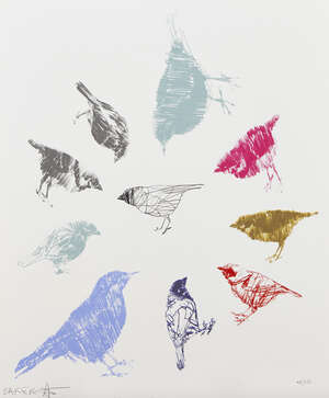 
	
		Charming Baker,
		British b.1964-
		 
		The Enemy Within, 2018;
		 
		screenprint with...