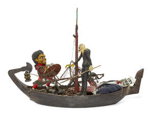 
	
		Daniel (Danny) McDonald, 
		American b.1971- 
		The Crossing: Passenger Must Pay Toll...