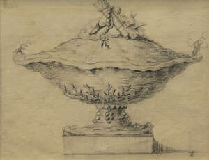 
	
		Attributed to Diana Beauclark, 
		British 1724-1808- 
		 
		Tazza design; 
		 
		