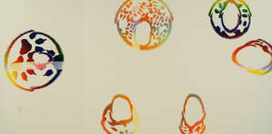 
	
		Bernard Cohen, 
		British b.1933- 
		 
		Untitled from "Six Images for J" 1976; 
		 
		