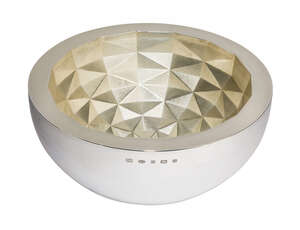 
	
		An impressive David Mellor silver bowl, Sheffield c.2014, the interior cast with three...