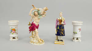 
	
		A Meissen porcelain figure of Hades and Persephone, late 19th/early 20th century, 19cm...