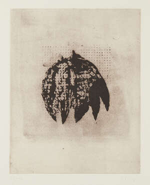 
	
		Prunella Clough,
		British 1919-1999-
		 
		Creeper, 1998;
		 
		etching on wove, signed...