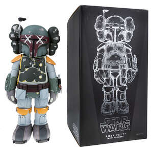 
	
		Property of a KAWS collector, 
		KAWS, 
		American b.1974- 
		 
		Boba Fett, 2013;...