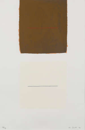
	
		William Scott CBE RA,
		British 1913-1989-
		 
		Untitled, 1972;
		 
		screenprint in...