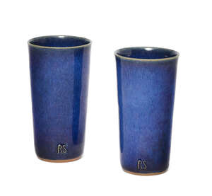
	
		Rupert Spira (1960-), two beakers 
		c. 1990, applied seal to each beaker 
		A near...