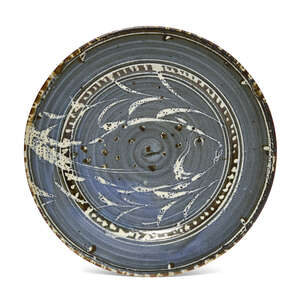 
	
		Rupert Spira (1960-), a stoneware plate  
		c.1985, impressed seal to side  
		A...