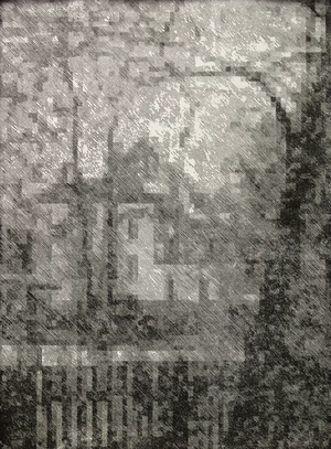 Katsutoshi Yuasa,&nbsp;Japanese, b.1978-&nbsp;Abstract Reality version #1, 2009;&nbsp;Lithographic ink woodcut on...