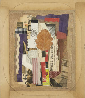 
	
		François Dreulle, 
		French b.1940- 
		Sans titre composition style cubique, 1969; 
		