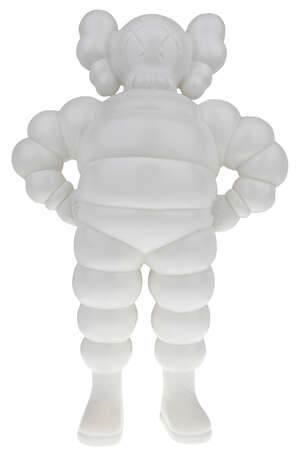KAWS, American b.1974- Chum (white), 2002; vinyl multiple, with printed artists name, date, title...