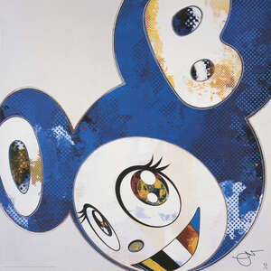 
	
		Takashi Murakami, 
		Japanese b.1962- 
		 
		And Then X 6 (blue: The Polke Method), 2012;...