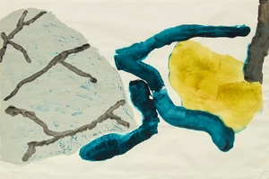 Trevor Bell, British 1930-2017 - Wild Thing, 1994; mixed media on paper, signed and dated lower left 'Bell 94', also signed, titled and dated on the reverse