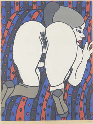 
	
		William Nelson Copley, 
		American 1919-1996,  
		
		Untitled (from the Bonjour Max...
