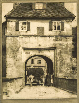 Alvin Langdon Coburn, 
American/British 1882-1966- 
 
The Gateway, Dinklesbuhl, circa 1908; 
 
