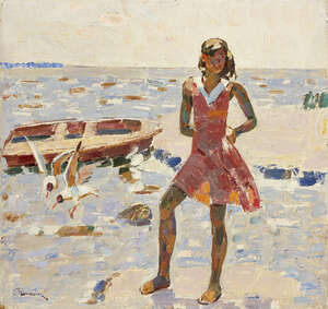 
	
		Grigory Andreevich Schpon'ko, 
		Ukranian 1926-2005 - 
		&nbsp;
		Ochakov, 1980; 
		&nbsp;
		oil...