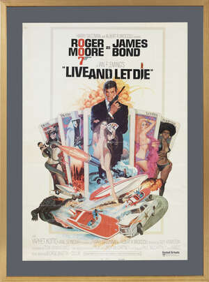 
	
		James Bond Live and Let Die, a film poster, United Artists, 1973, 97 x 67cm

	

