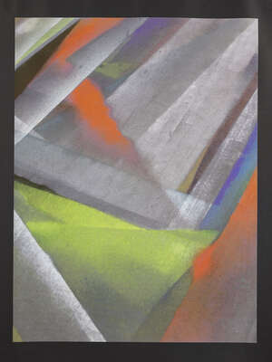 
	
		Tauba Auerbach, 
		American b.1981- 
		
		Untitled, 2012; 
		 
		screenprint in colours...