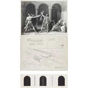 
	
		Carl Plackman, 
		British 19432004- 
		
		Identity / Hijack, 1974; 
		
		mixed technique...