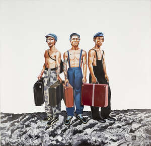 
	
		Valery Yershov, 
		Russian b.1960-
		 
		Virgin Soil Upturned, 2010;
		 
		acrylic on...