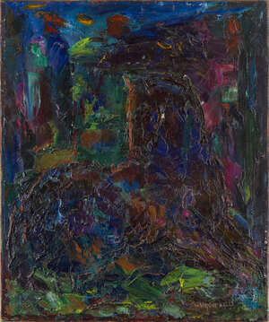 
	
		George Wright Hall, 
		Scottish 18951974 - 
		 
		Young Horse Resting; 
		 
		oil on...