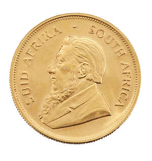 
	
		A South African Gold Krugerrand, 1984, 

	

