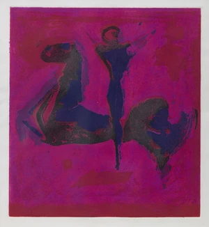 Marino Marini,&nbsp;Italian 1901-1980,&nbsp;Cavaliere II, 1972;&nbsp;aquatint in colours on wove,&nbsp;an unsigned proof...