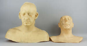 
	
		Dream demon, 1988, a collection of moulds and masks to manufacture film prosthetics for...