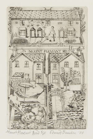 
	
		Edward Bawden CBE RA, 
		British 1903-1989-
		 
		Mount Pleasant Road & Marine Parade,...