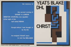 
	
		Ian Tyson,
		British b.1933-
		 
		To the Memory of Yeats, Blake, DHL, 1968;
		 
		