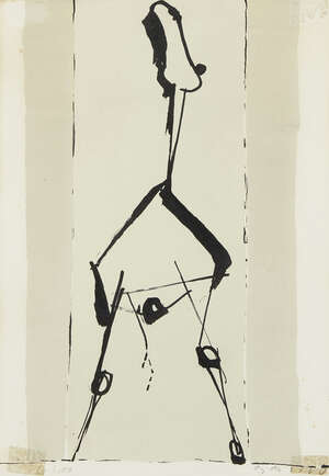 
	
		Marino Marini,
		Italian 1901-1980-
		 
		Cheval;
		 
		lithograph in colours on...